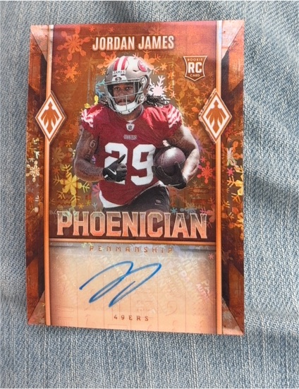 2025 Panini Phoenix Phoenician Penmanship #PHP-JOJ Jordan James — front