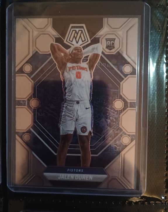 2022-23 Panini Mosaic #225 Jalen Duren Rookie — front