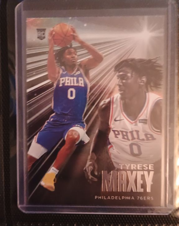 2020-21 Panini Chronicles #208 Tyrese Maxey — front