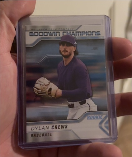 2023 Upper Deck Goodwin Champions #39 Dylan Crews Rookie — front