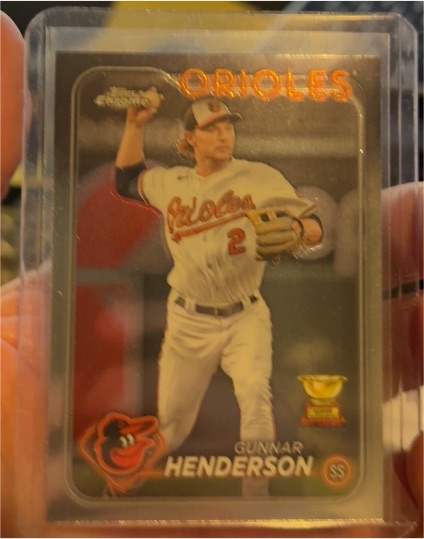 2024 Topps Chrome #36 Gunnar Henderson — front