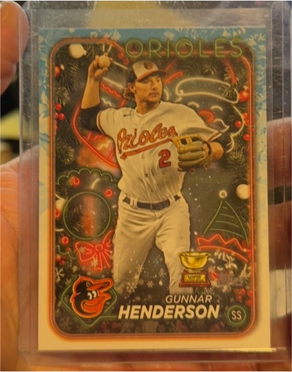 2024 Topps Holiday #H150 Gunnar Henderson — front