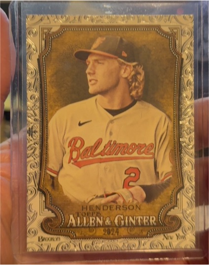 2024 Topps Allen & Ginter #161 Gunnar Henderson — front