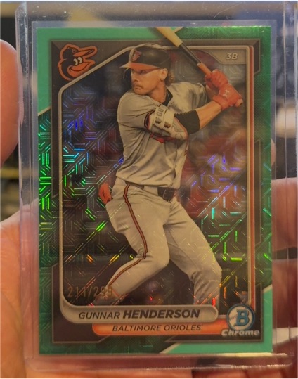 2024 Bowman Chrome #9 Gunnar Henderson — front