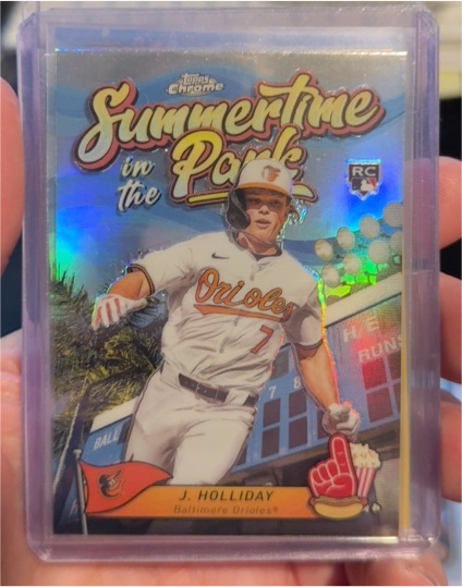 2024 Topps Chrome Summertime in the Park #SITP-8 Jackson Holliday — front
