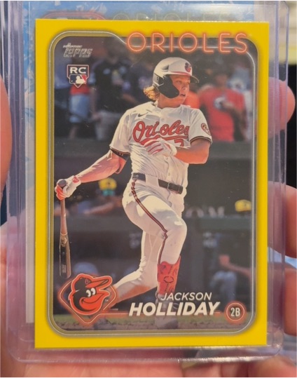 2024 Topps Update #US50 Jackson Holliday — front