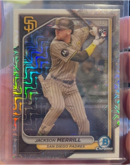 2024 Bowman Chrome #27 Jackson Merrill — front