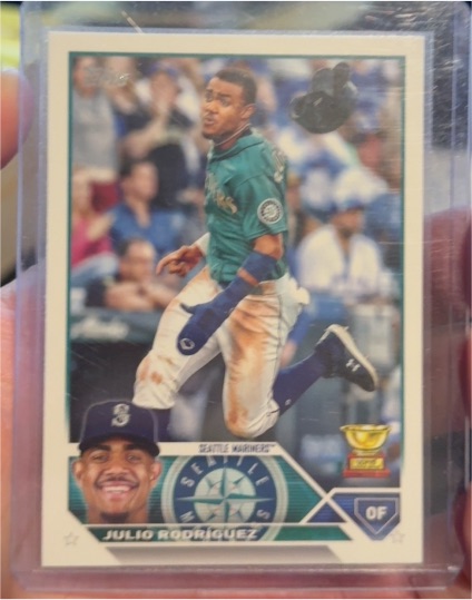 2023 Topps Series 1 #330 Julio Rodriguez Rookie Cup Seattle Mariners — front
