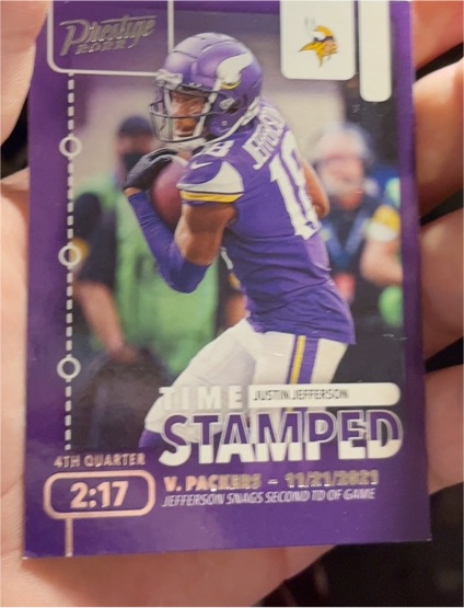 2022 Panini Prestige Football #TS-5 Justin Jefferson — front