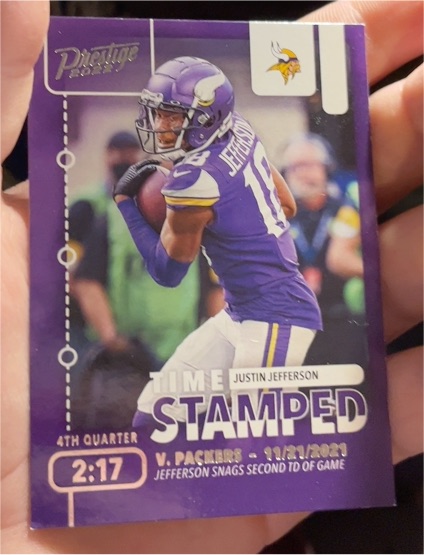 2022 Panini Prestige Football #TS-5 Justin Jefferson — front