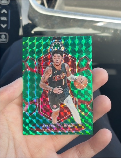 2023-24 Panini Mosaic #65 Anfernee Simons — front