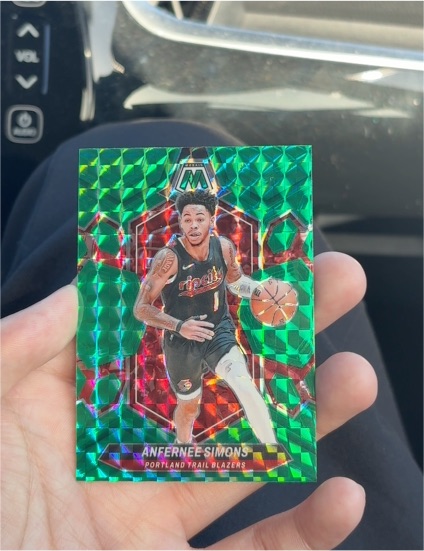 2023-24 Panini Mosaic #65 Anfernee Simons — front