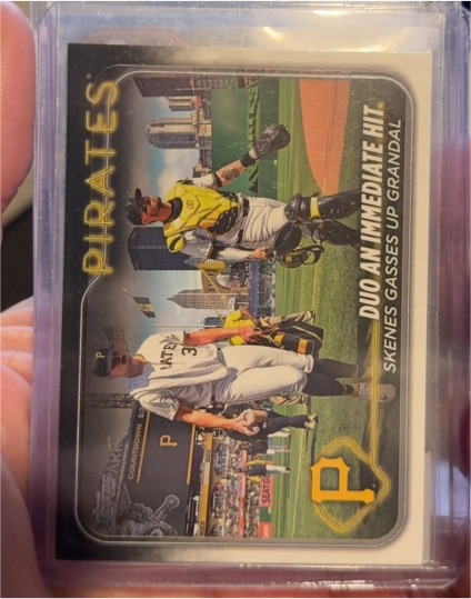 2024 Topps Update #US160 Paul Skenes / Yasmani Grandal — front