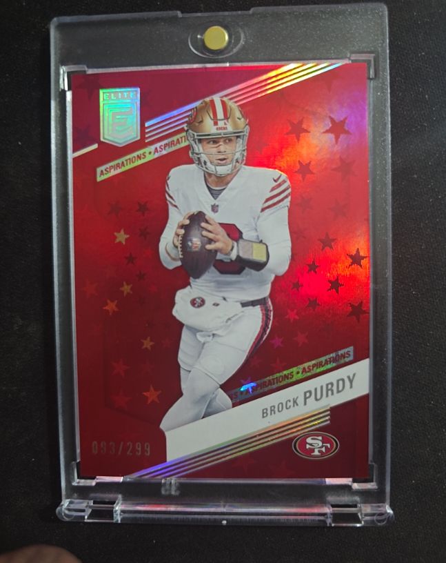 2023 Panini Donruss Elite #10 Brock Purdy Aspirations Stars — front