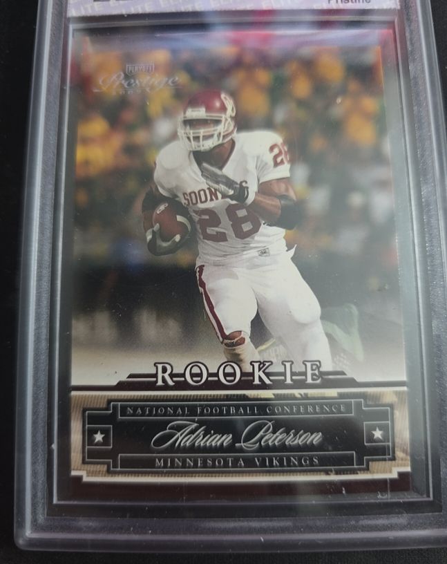 2007 Playoff Prestige #155 Adrian Peterson Rookie — front