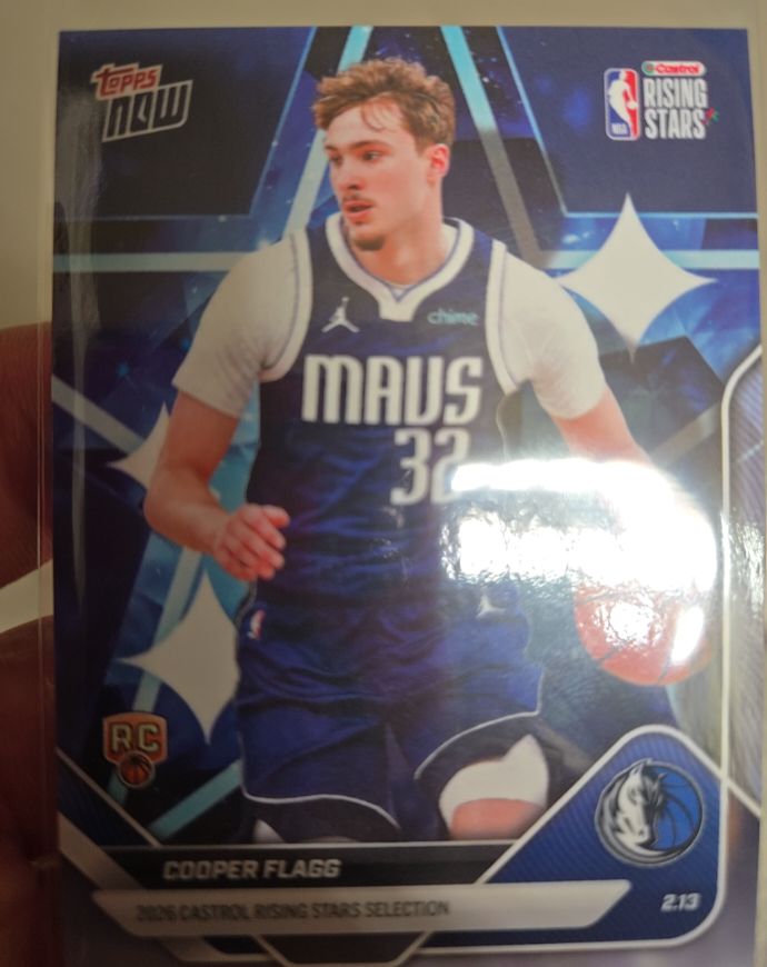 2026 Topps NOW Basketball #RS1 Cooper Flagg — front