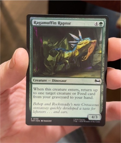2026 Magic: The Gathering #130 Ragamuffin Raptor — front