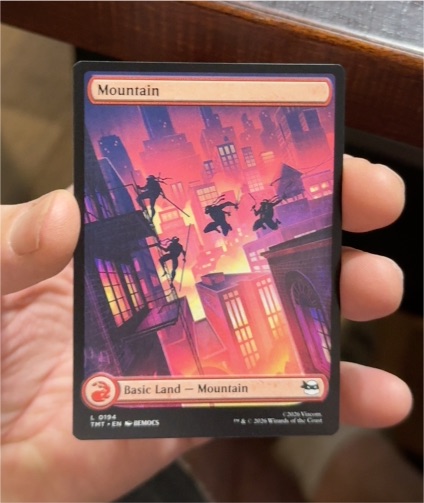 2020 Magic: The Gathering #0194 Mountain Teenage Mutant Ninja Turtles — front