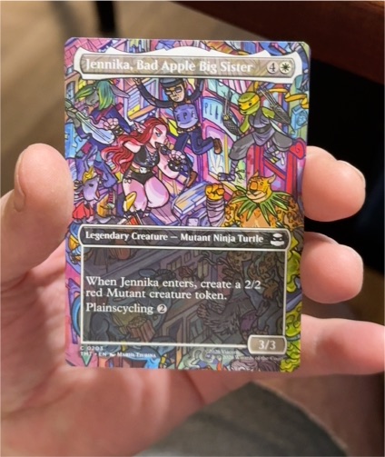 2021 Magic: The Gathering #203 Jennika, Bad Apple Big Sister — front