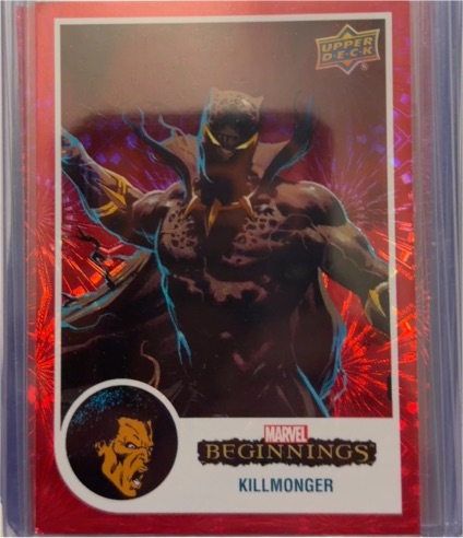 2022 Upper Deck Marvel Beginnings Vol 2 Series 1 Red Killmonger #62 — front