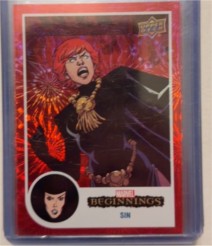 2022 Upper Deck Marvel Beginnings #107 Sin — front