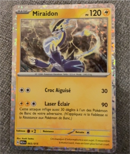 2024 McDonald's Promos #003/015 Miraidon — front
