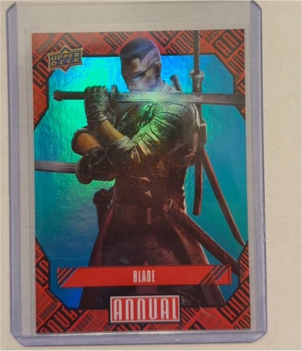 2023-24 Upper Deck Marvel Annual #6 Blade — front
