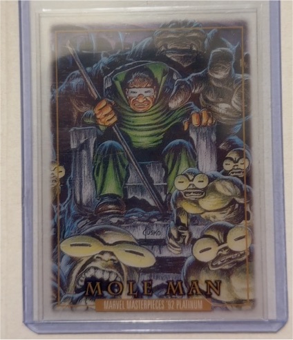 2024 SkyBox Marvel Masterpieces '92 Platinum #52 Mole Man — front