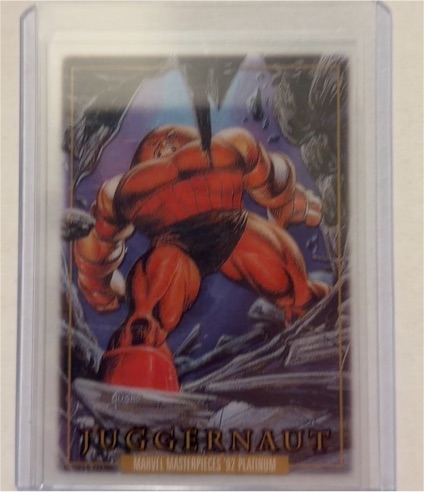 2024 Upper Deck Marvel Masterpieces '92 Platinum #45 Juggernaut — front