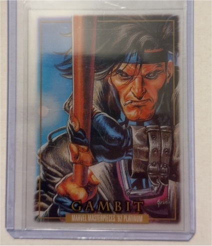 2024 Marvel Masterpieces '92 Platinum #29 Gambit — front
