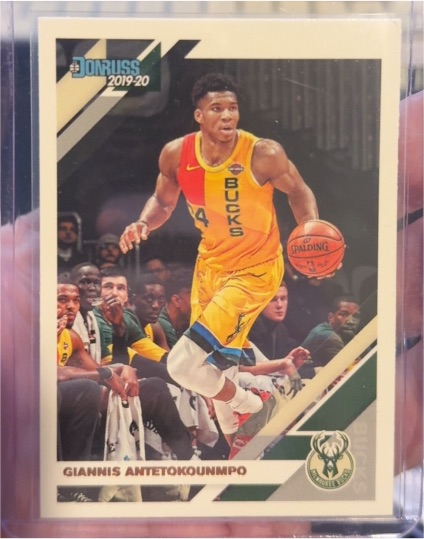 2019-20 Donruss #113 Giannis Antetokounmpo — front