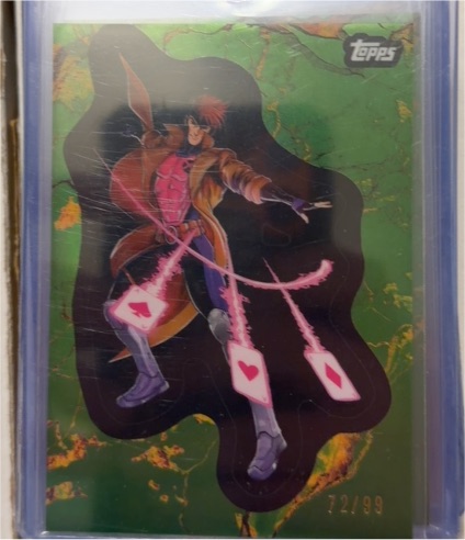 2025 Topps Marvel Comic Book Heroes 1975 #117 Gambit — front