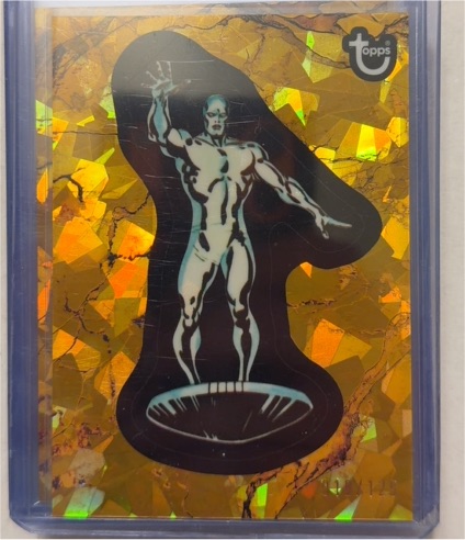 2025 Topps Marvel Comic Book Heroes #50 Silver Surfer — front