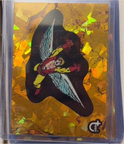 2025 Topps Marvel Comic Book Heroes 1975 Golden Anniversary #28 Angel — front