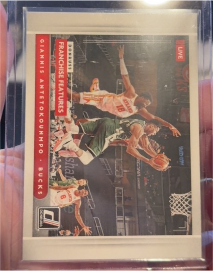 2021-22 Donruss #2 Giannis Antetokounmpo Franchise Features — front