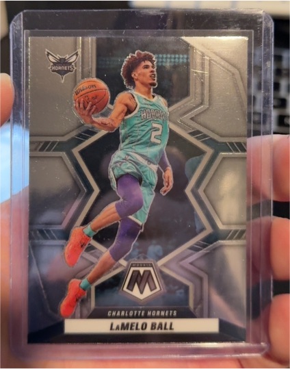 2021-22 Panini Mosaic #25 LaMelo Ball — front