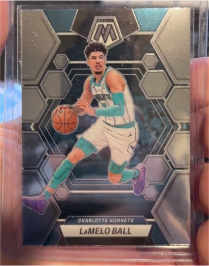 2022-23 Panini Mosaic #151 LaMelo Ball Charlotte Hornets — front
