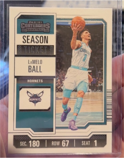 2023-24 Panini Contenders Season Ticket #26 LaMelo Ball — front