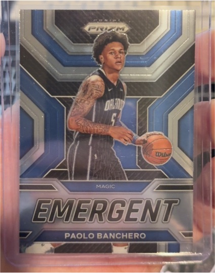 2022-23 Panini Prizm #25 Paolo Banchero Emergent — front