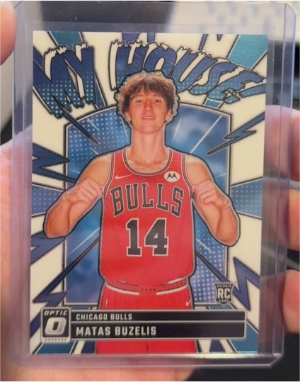 2024-25 Panini Donruss Optic My House #15 Matas Buzelis — front