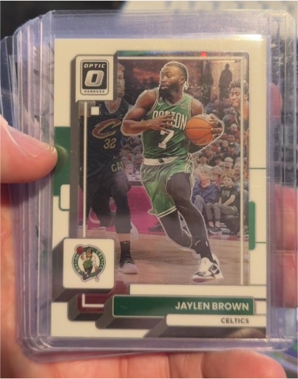 2022-23 Donruss Optic #32 Jaylen Brown — front