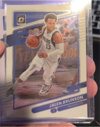2021-22 Panini Donruss Optic #97 Jalen Brunson — front