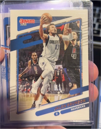 2021-22 Panini Donruss #19 Jalen Brunson — front