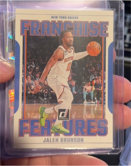 2023-24 Donruss #7 Jalen Brunson Franchise Features — front