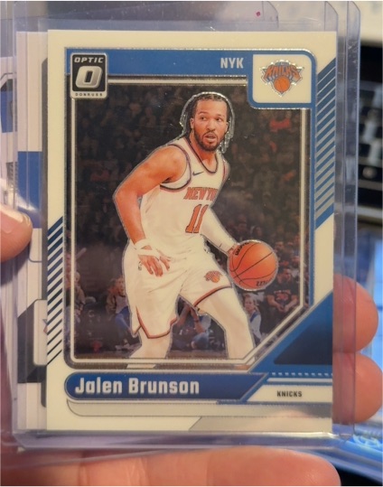 2024-25 Donruss Optic #78 Jalen Brunson New York Knicks — front