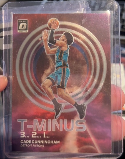 2022-23 Panini Donruss Optic #8 Cade Cunningham T-Minus 3...2...1... — front