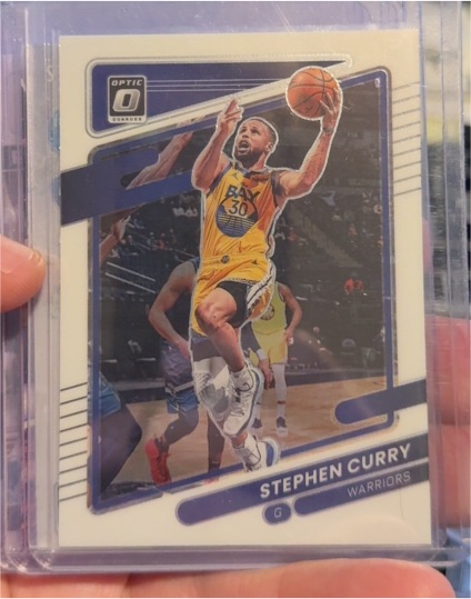 2021-22 Panini Donruss Optic #128 Stephen Curry — front