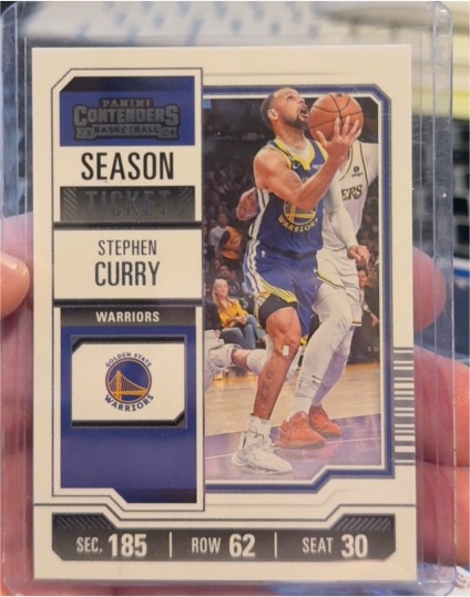 2023-24 Panini Contenders Season Ticket #55 Stephen Curry — front