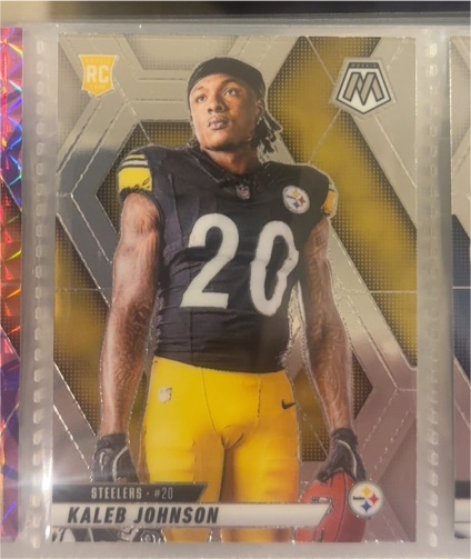 2025 Panini Mosaic #289 Kaleb Johnson — front