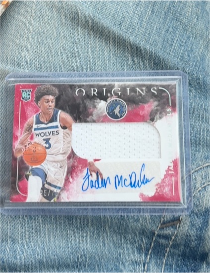 2020-21 Panini Origins #RJA-MCD Jaden McDaniels — front